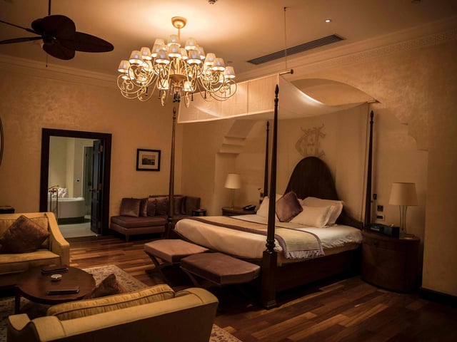 A view of the suite where British crime fiction writer Dame Agatha Christie is believed to have stayed while writing her 1937 novel "Death on the Nile", at the Old Cataract Hotel in Egypt's southern city of Aswan