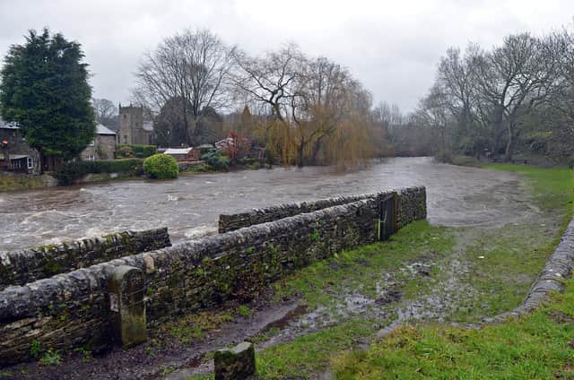 Derbyshire rivers are on flood warning today following heavy downpour.