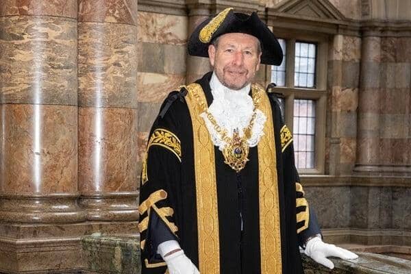 Colin Ross, who has just ended his year in office as Sheffield Lord Mayor and also retired as a councillor. Picture: Sheffield City Council