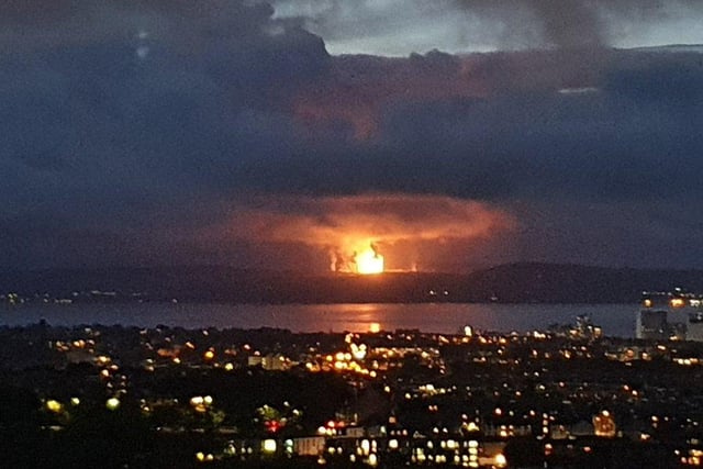 This image was taken by Taras Young from Arthur's seat. Pic: Taras Young.