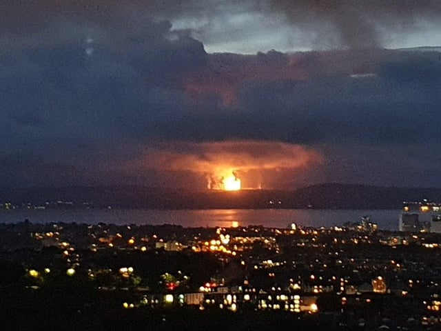 This image was taken by Taras Young from Arthur's seat. Pic: Taras Young.
