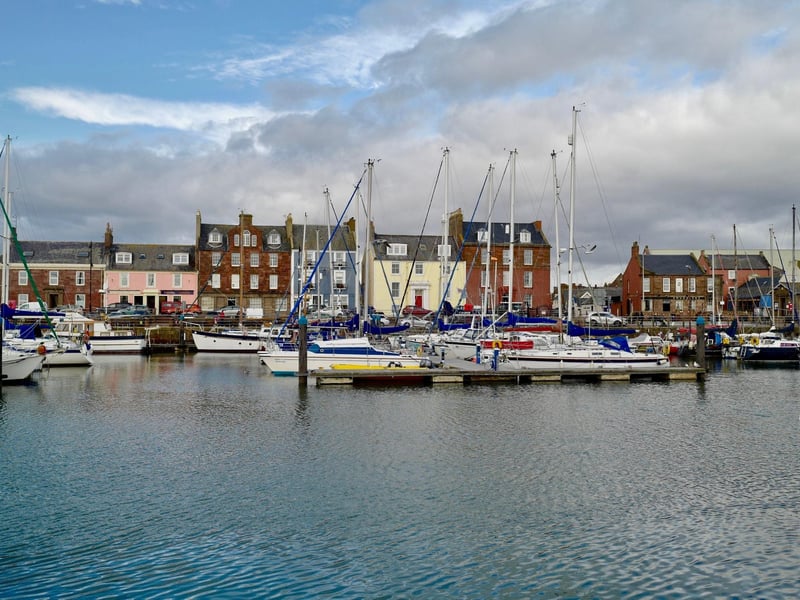 A house in Angus, including the fishing town of Arbroath, now averages a price of £115,800 - up 4.8 per cent.