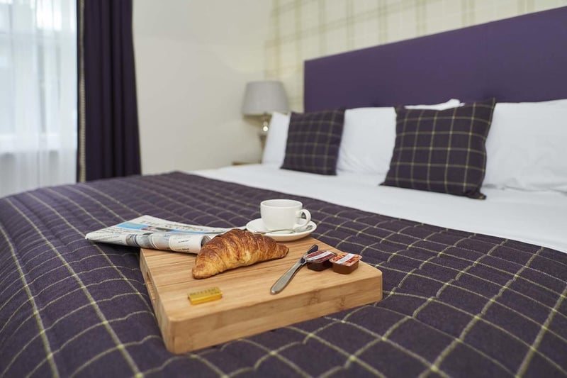 This Thistle Street hotel stands at an impressive 9.4 rating. It's perfect for couple and is located is Booking.com members favourite part of Edinburgh just off the Royal Mile.