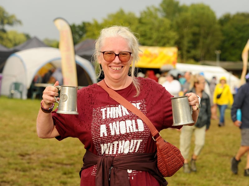 Cheers to Sarah Boyce from Christchurch.  Picture: Sarah Standing (310725-1266)