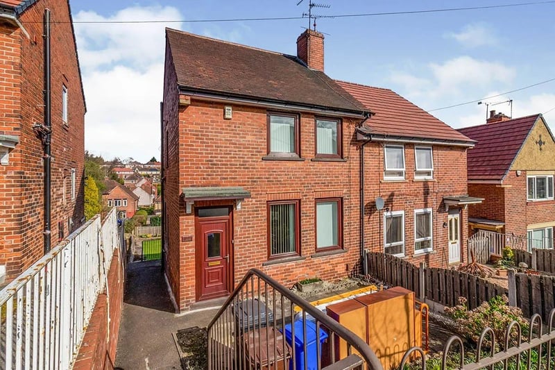 This 2 bed semi-detached house in Southey Crescent, Sheffield, is on the market for £85,000. It is in need of modernisation, satys Zoopla. https://www.zoopla.co.uk/for-sale/details/58183838/?search_identifier=56662deba24c96256319dc917c8d4de9