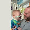 Alfie Mitchell, 3, was diagnosed with leukaemia in November last year.