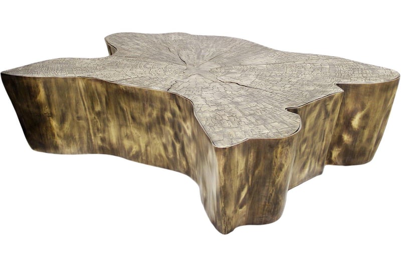 Why go to the local forest, chop down a tree and sand it a bit for a DIY coffee table when you can buy this one from Eden Patina? It’s sure to get your guests talking, which is a bonus when you’re spending this amount of money.