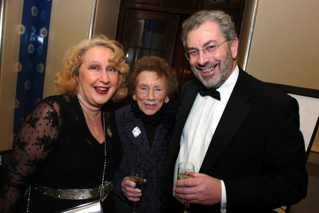 New Years Eve Ball at Sheffield City Hall. in 2007 LtoR, Lady Anne Kerslake,Maura Kerslake,Sir Bob Kerslake