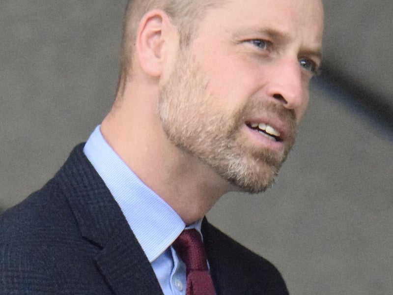 Daniel Beale: "The future king Prince William watching the mighty Tangerines."
