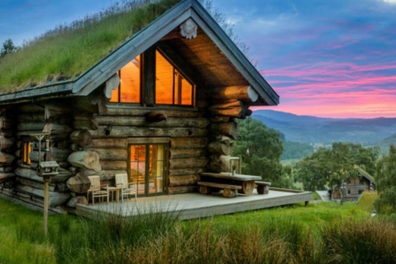 Enjoy spectacular Highland sunsets from your own secluded cabin haven.