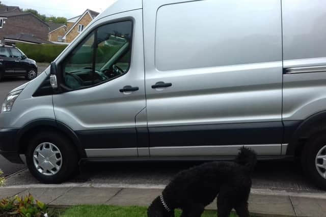 The van stolen from Roundabout is a silver Ford Transit 2.2 Trend, reg SF64 UVG
