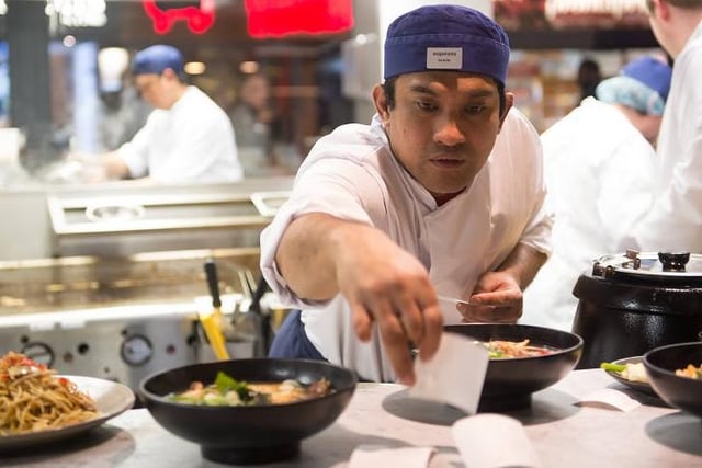 Learn to prepare and present dishes, the Wagamama way. That's the invitation from the Asian-food restaurant, which needs to find a full-time chef able to work as part of a team.  Ideally, it says it wants "an energetic, fun-loving person".