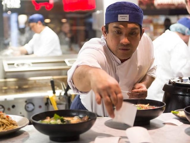 Learn to prepare and present dishes, the Wagamama way. That's the invitation from the Asian-food restaurant, which needs to find a full-time chef able to work as part of a team.  Ideally, it says it wants "an energetic, fun-loving person".