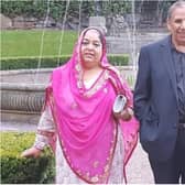 Nargis Begum with her husband Mohammed.