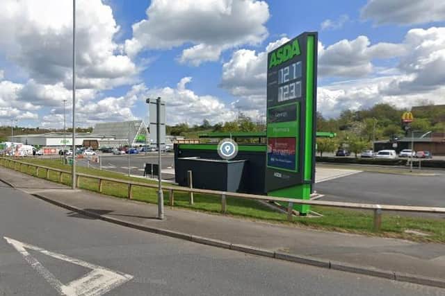 A man was taken to hospital after reports that he was attacked next at the entrance of Asda at Aldwarke Lane, Rotherham