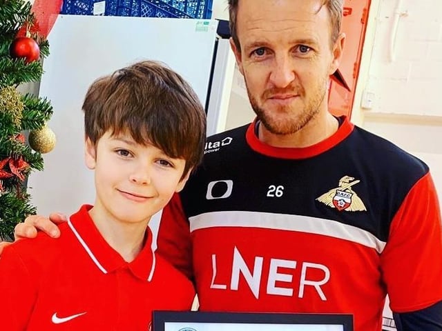 Back in January 2020 this lad received an award for disability awareness. Proud dad (@bryanelliott) shared this photo.
