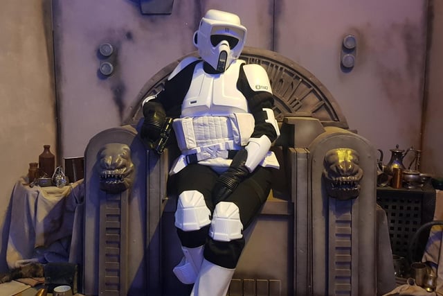Any young (or maybe not so young!) Jedi Masters won’t want to miss the opportunity of sitting on the throne of the infamous bounty hunter, Boba Fett or posing alongside the Mos Eisley Misfits an amazing Star Wars costuming group.