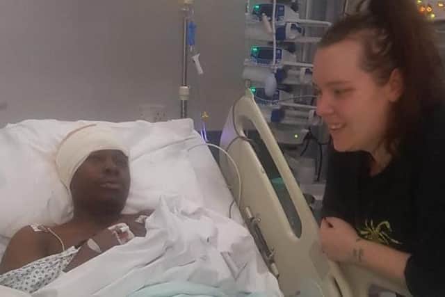 Simba Mujakachi in hospital