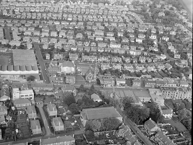 Edinburgh aerial views, Corstorphine Road