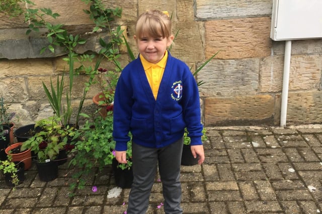 Kelsey Collins said: "Olivia Mcgill, aged 5, St Michael's Primary."