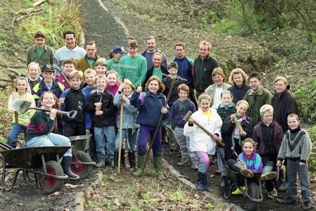 More than 100 children, aged six to 10, joined adult volunteers from the Princes' Trust sprucing up Ryhope Dene, in Sunderland. Can you spot anyone you know?