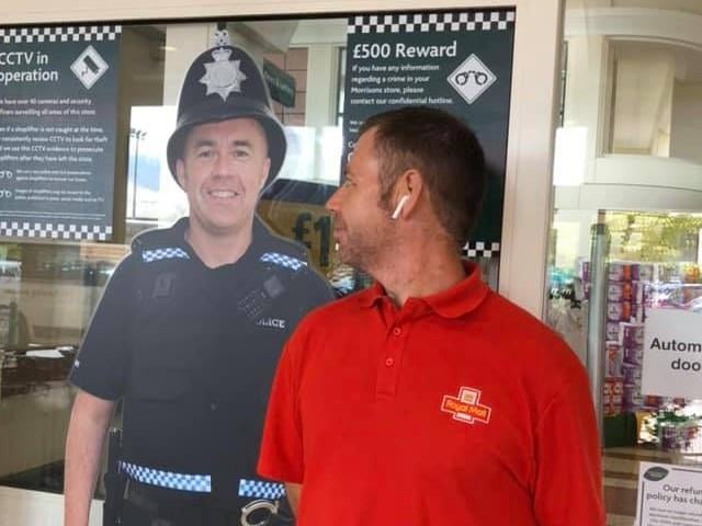 Adele Mackintosh: This is our Royal Mail hero. I am so very proud of Pete the postie and so very proud to call him my friend as not only is he risking his life for everyone receiving parcels, he keeps his customers and colleagues spirits high! By making us laugh and putting a smile on so many faces! What an absolute legend! Stay safe!