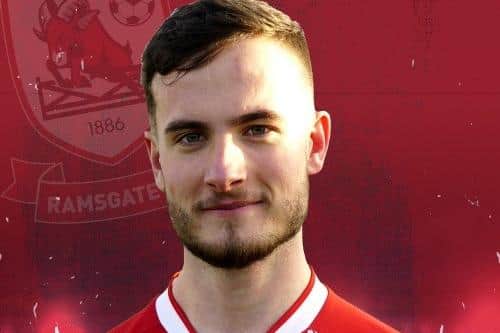 Young Ramsgate FC midfielder Bobby Dunn is currently on trial at Sheffield Wednesday. (Courtesy of ramsgate-fc.co.uk)