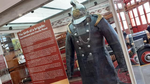 Pound is remembered in an exhibition at the National Emergency Services Museum