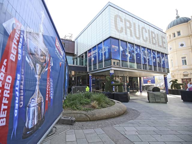 The Crucible, Sheffield. Photo: Nigel French/PA Wire.