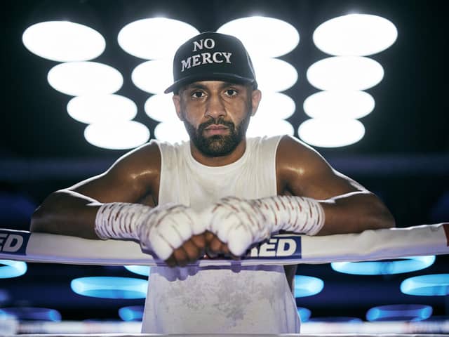 Kid Galahad during the Media Workout ahead of his fight against Kiko Martinez. Picture By Mark Robinson Matchroom Boxing