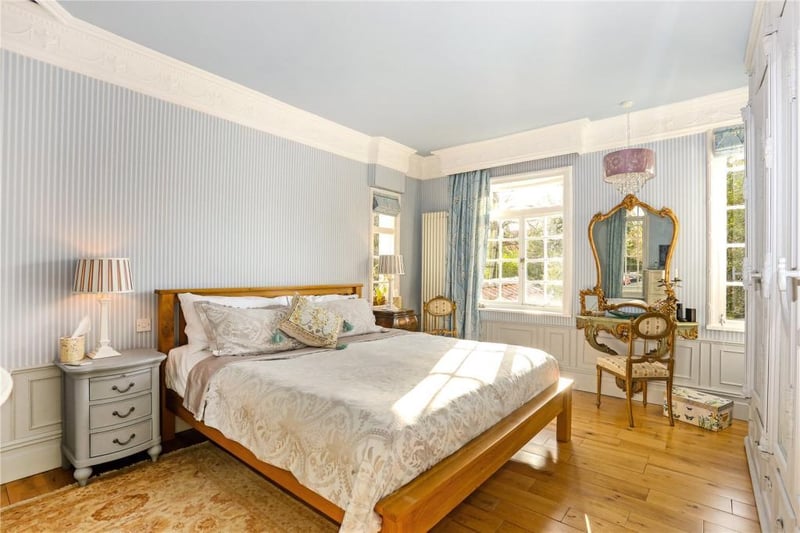 Stunning master bedroom on the first floor with fitted wardrobes and an ensuite bathroom.