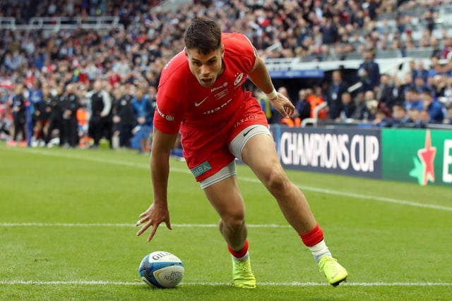 Scotland winger Sean Maitland touches down for Saracens' first try against Leinster in the 2019 Champions Cup final at St James' Park. Billy Vunipola also scored in the 20-10 win in Newcastle which gave Sarries their third triumph in four seasons.