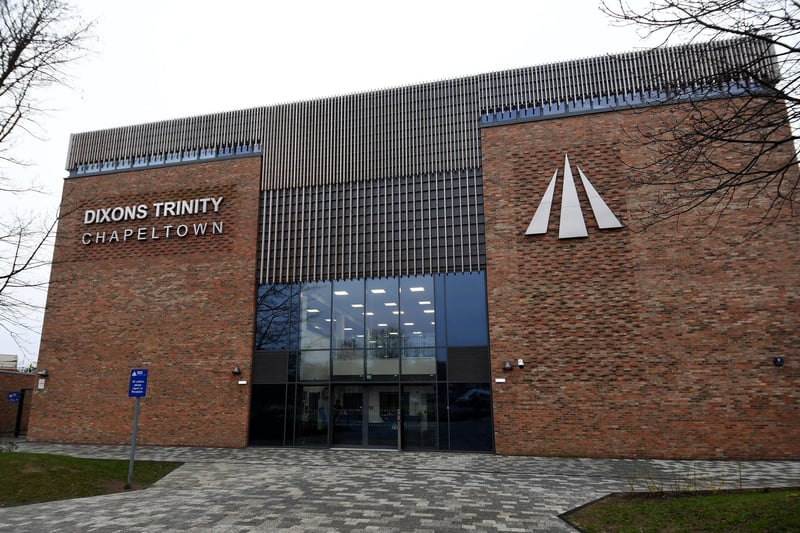 Dixons Trinity Academy, located in Leopold Street, Chapeltown, was rated 0.73 well above average.