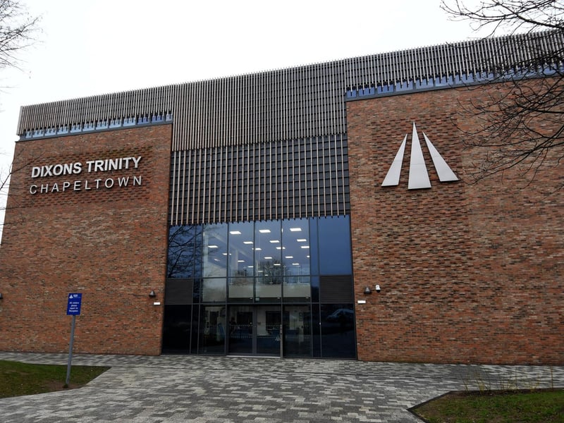 Dixons Trinity Academy, located in Leopold Street, Chapeltown, was rated 0.73 well above average.