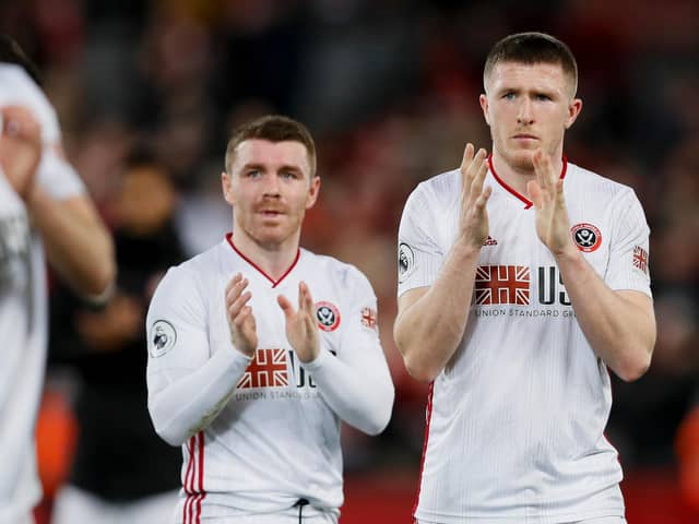 John Lundstram (right) joined Rangers from Sheffield United on a free when his deal weas allowed to expire: James Wilson/Sportimage