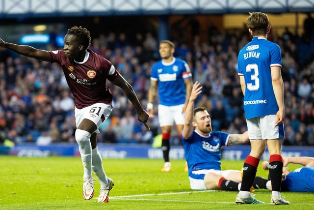 The Newcastle United loanee salvaged a point for the Gorgie club in the 93rd minute to leave the Rangers players frustrated.