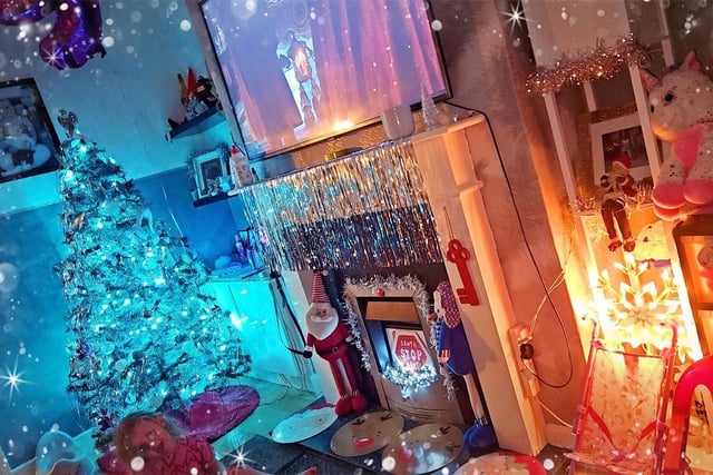 A winter wonderland shared by Emma Beth Platton. What a lovely festive atmosphere.