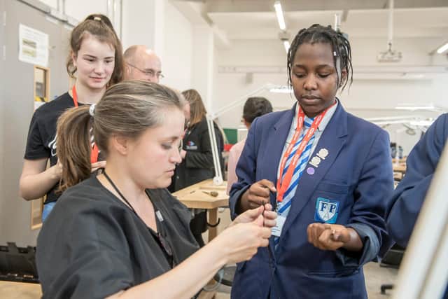 The SHE Can programme shows South Yorkshire girls that they do have a voice and can be confident in their own ability to progress to higher education