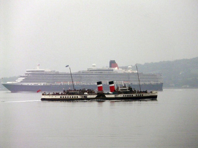 Queen Elizabeth with the Waverley
