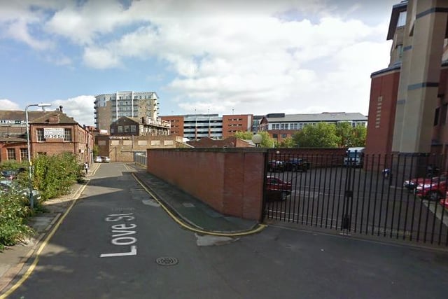 It may not look the part - but what address could be more romantic than Love Street. In recent years however, the address, behind Sheffield Crown Court, has pretty much resembled  a building site as re-development work has been carried out in near Sheffield town centre.
