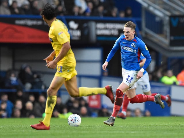 Pompey's best performer of the season, according to whoscored.com. The Irishman has averaged a match rating of 7.29 from 33 appearances