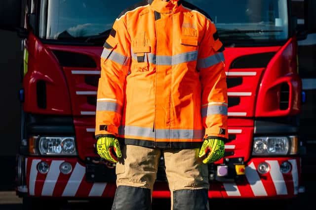 Firefighters at South Yorkshire Fire and Rescue have been kitted out with new protective gear. Pic: Paul David Drabble
