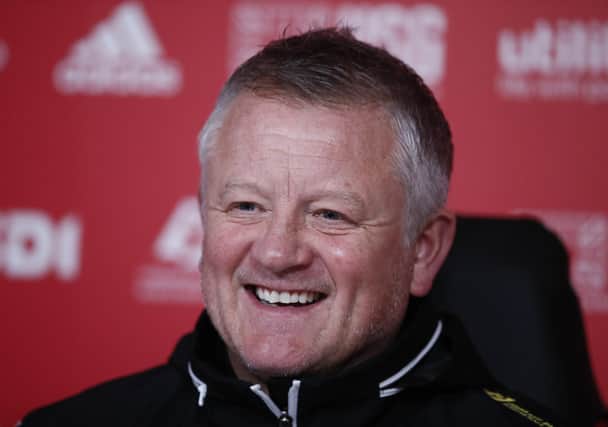 Sheffield United manager Chris Wilder. Photo: Simon Bellis/Sportimage.