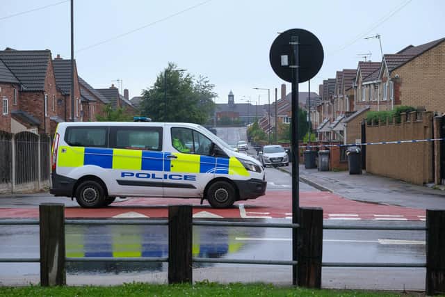 A police probe into a murder on Windy House Lane, Sheffield, is continuing today