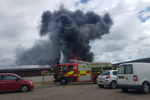 The Scottish Fire Service have confirmed they are still on site dealing with the fire.