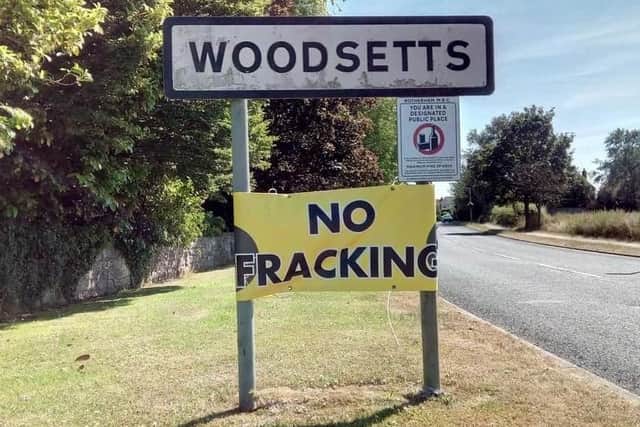 Woodsetts in MP Alexander Stafford's Rother Valley constituency, where people have campaigned against fracking plans