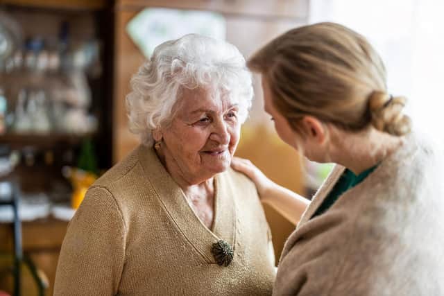 Socialising can help people with dementia.