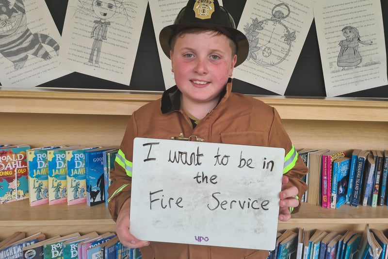 I want to be part of the fire service.