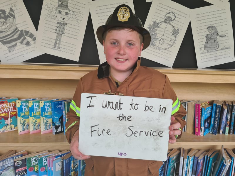 I want to be part of the fire service.
