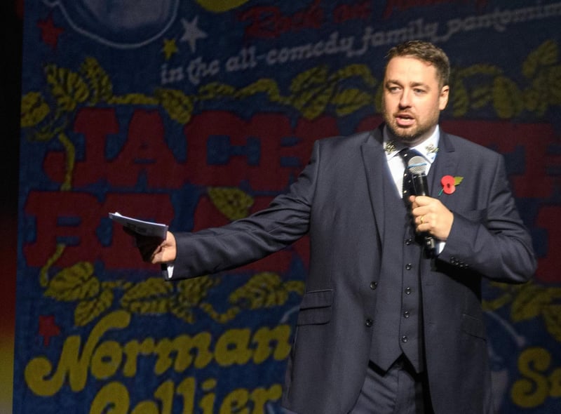 Jason Manford, on stage at the Bobby Ball Rock On Variety Show at Blackpool’s Winter Gardens, hails from Salford.